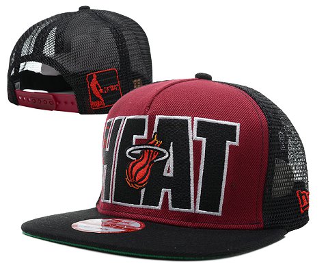 Miami Heat NBA Snapback Hat SD17